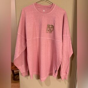 Disney Pink Long Sleeve Kids Tee with Glitter Logo